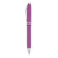 Ballpoint Hologram Pen: Strong & Courageous, Purple/Gold