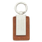 Keyring in Tin: Righteous Man, Brown/Silver (Proverbs 20:7)