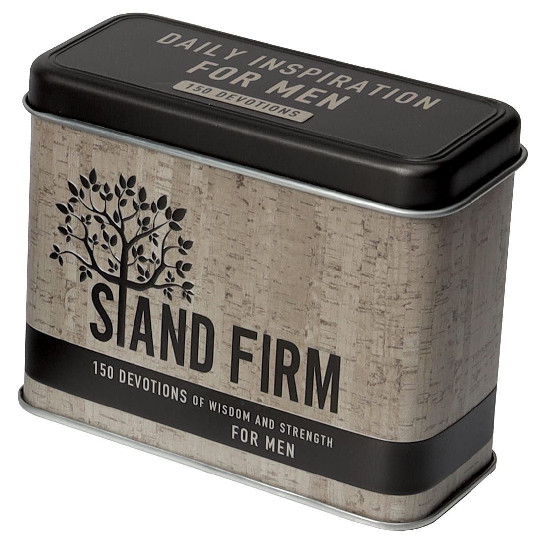 Devotional Cards in Tin: Stand Firm, Daily Inspiration For Men