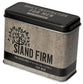 Devotional Cards in Tin: Stand Firm, Daily Inspiration For Men