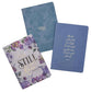 Notebook : Be Still (Ps 46:10) Purple Floral (Set of 3) (Be Still And Know Collection)