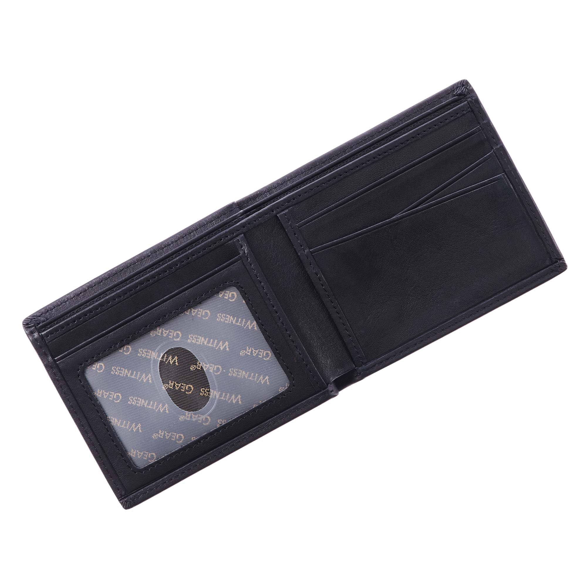 Leather Wallet: The World's Best Dad Strength & Courage, Bi-Fold, Rfid-blocking, gift boxed
