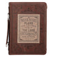 Bible Cover Medium: A Man's Heart Brown (Prov 16:9) (A Man's Heart Collection)