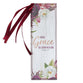 Bookmark With Tassel: His Grace is Enough Burgundy (2 Cor 12:9) (His Grace Is Enough Collection)