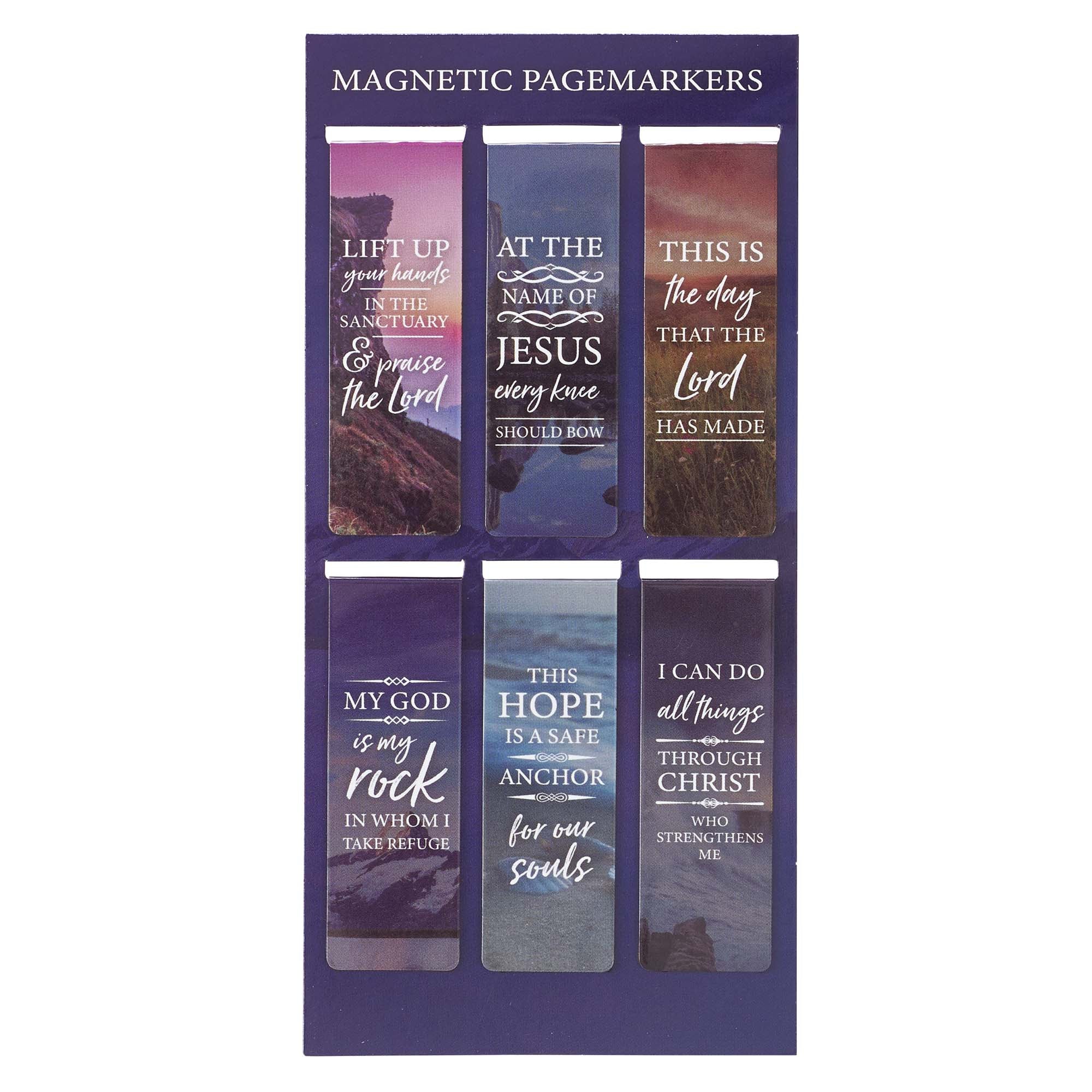 Bookmark Magnetic - set of 6: Lift Up Your Hands