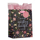Gift Bag Medium: He Has Made Everything Beautiful Navy Floral (Ecc. 3:11)