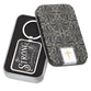 Metal Keyring in Tin: Be Strong & Courageous