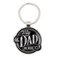 Metal Keyring in Tin: My Dad, My Hero