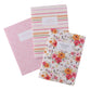 Notebook: He Leads Me Besides, Pink Floral (Set Of 3)