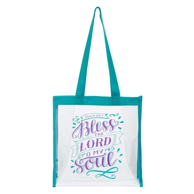 Reusable Tote Bag: Bless the Lord Clear (Psalm 103:1)