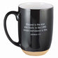 Ceramic Mug Blessed Man, Jer 17: 7, Black (444ml) (Blessed Man Collection)