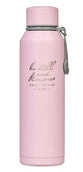 Water Bottle, Stainless Steel (710 ml): Be Still and Know That I Am God, Pink