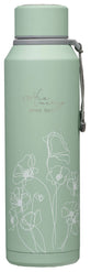 Water Bottle, Stainless Steel (710 ml): His Mercy Never Fails (Pastel Meadow Collection)