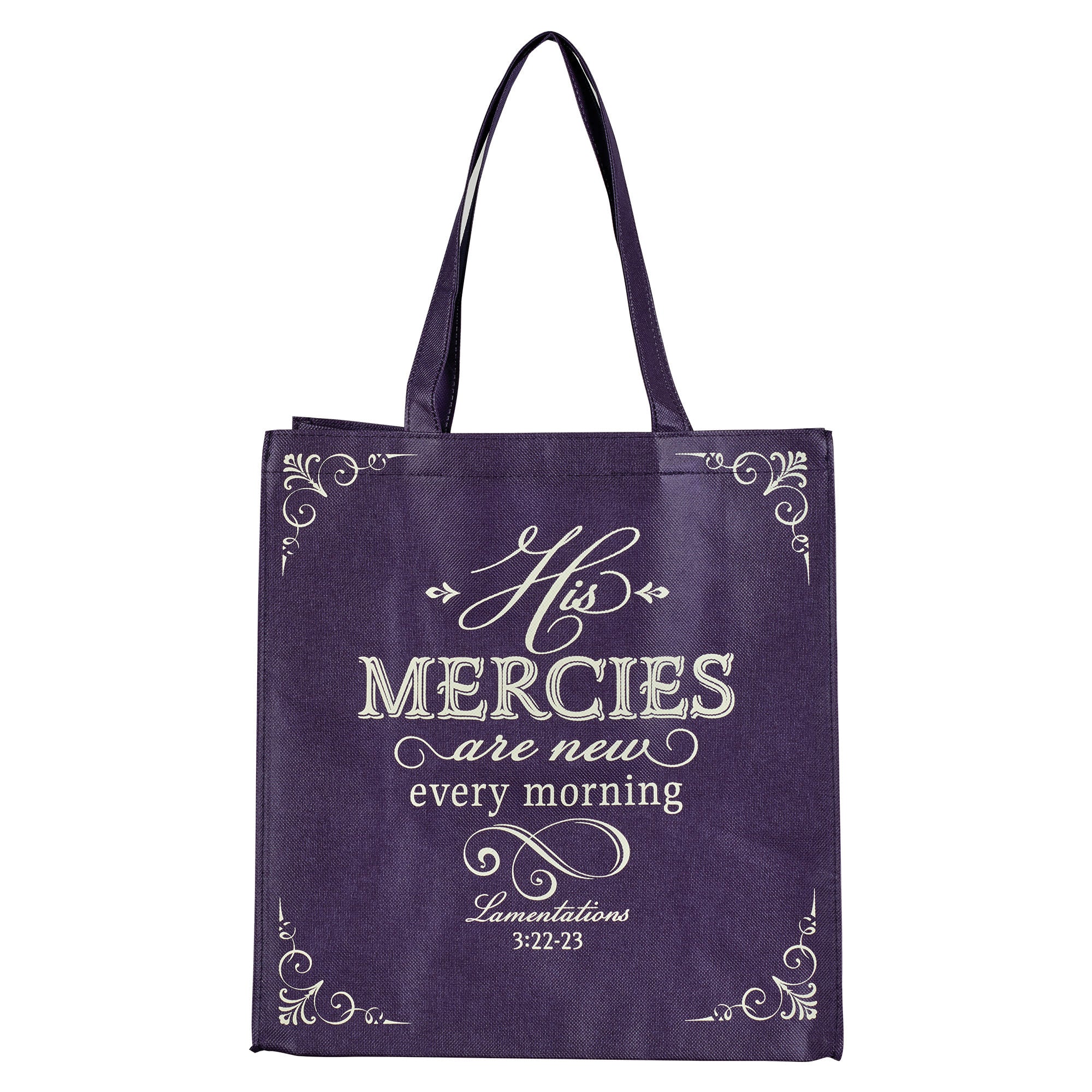 Reusable Tote Bag: His Mercies Are New Every Morning (Jewel Tone Collection)