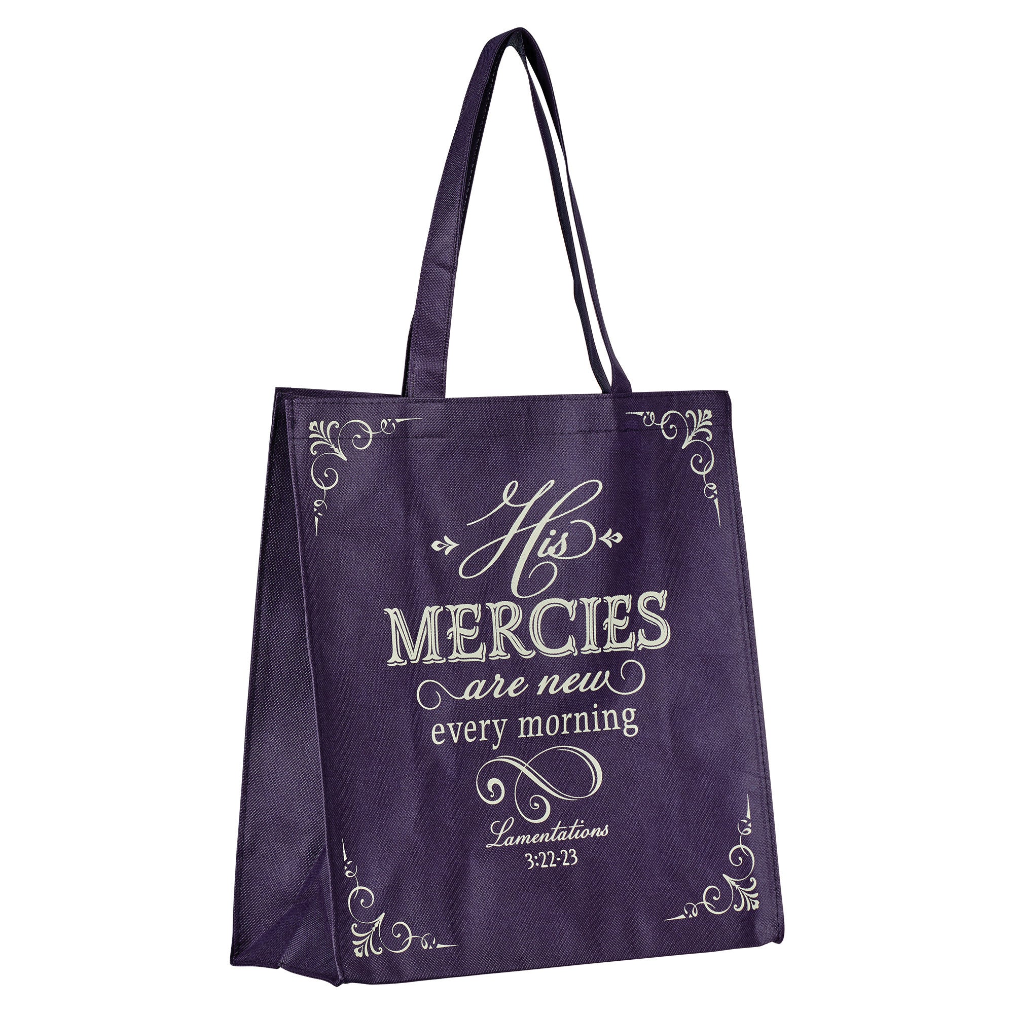 Reusable Tote Bag: His Mercies Are New Every Morning (Jewel Tone Collection)