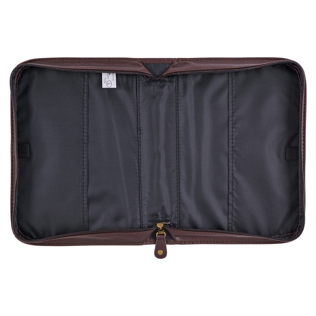 Bible Cover Extra Large: Be Strong Brown/Tan (Joshua 1:9)