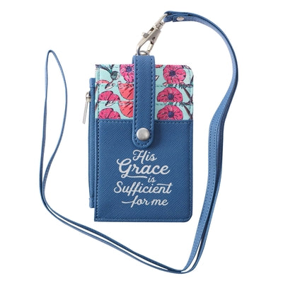 Id Card Holder: His Grace is Sufficient (2 Cor. 12:9)