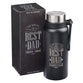 Water Bottle, Stainless Steel (946 ml): Best Dad, Joshua 1:9, Black