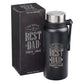 Water Bottle, Stainless Steel (946 ml): Best Dad, Joshua 1:9, Black