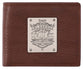 Leather Wallet: Blessed is the Man, Dark Brown, Jer. 17:7, Bi-Fold, Rfid-blocking, Gift Boxed