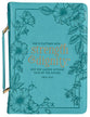 Bible Cover Large: She is Clothed With Strength (Proverbs 31:25)