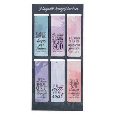 Bookmark Magnetic- set of 6: Scenic