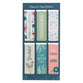 Bookmark Magnetic - set of 6: Floral Garden