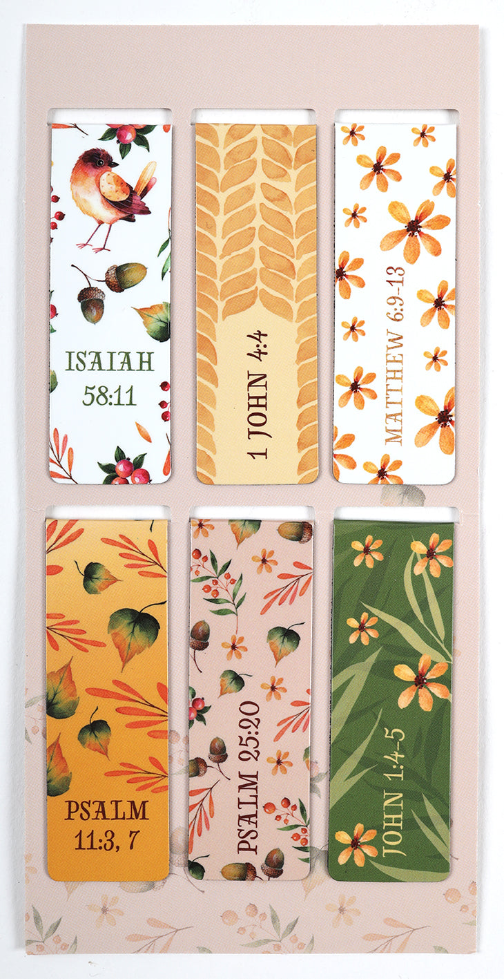 Bookmark Magnetic - set of 6: God is My Refuge