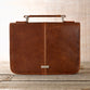 Bible Cover Extra Large: Faith Badge, Brown