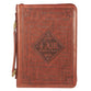 Bible Cover Extra Large: Names of God, Brown