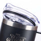 Stainless Steel Travel Mug: Be Strong (Ephesians 6:10) Black (325ml)