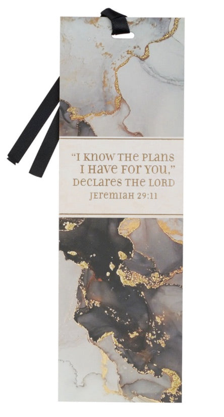Premium Bookmark With Ribbon: I Know the Plans (Jer 29:11)