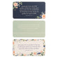 Scripture Cards in a Tin: 101 Prayers From the Bible, 51 Double Sided Cards, Blue Floral