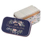 Scripture Cards in a Tin: 101 Prayers From the Bible, 51 Double Sided Cards, Blue Floral