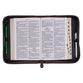 Bible Cover Large: Be Strong Brown/Tan (Joshua 1:9)