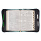Bible Cover Large: I Know the Plans...Hope & a Future Gold Accents, Floral (Jer 29:11)