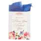 Gift Bag Medium: Bless and Protect You Blue Floral (Num. 6:24)