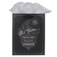 Gift Bag Medium: All Things Through Christ Black (Phil 4:13)
