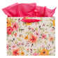Gift Bag Large Landscape: Best Mom Ever, Pink Floral