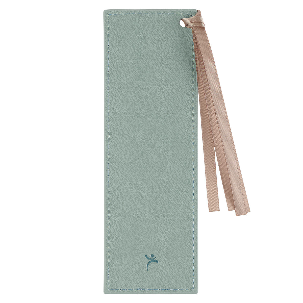 Bookmark With Ribbon: Walk By Faith Teal (2 Cor. 5:6-7)