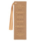 Bookmark With Ribbon: Give Thanks to the Lord Butterscotch (Psalm 106:1)