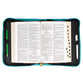 Bible Cover Large: Amazing Grace, Teal Floral