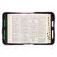 Bible Cover Large: Be Still and Know Purple Laurel (Psalm 46:10)