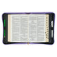 Bible Cover Large: By Grace You Have Been Saved Hydrangea Lilac Purple (Eph. 2:8)