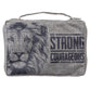 Bible Cover Large: Be Strong and Courageous Lion (Joshua 1:9)