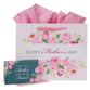 Gift Bag Large Landscape: Happy Mother's Day, Pink Floral