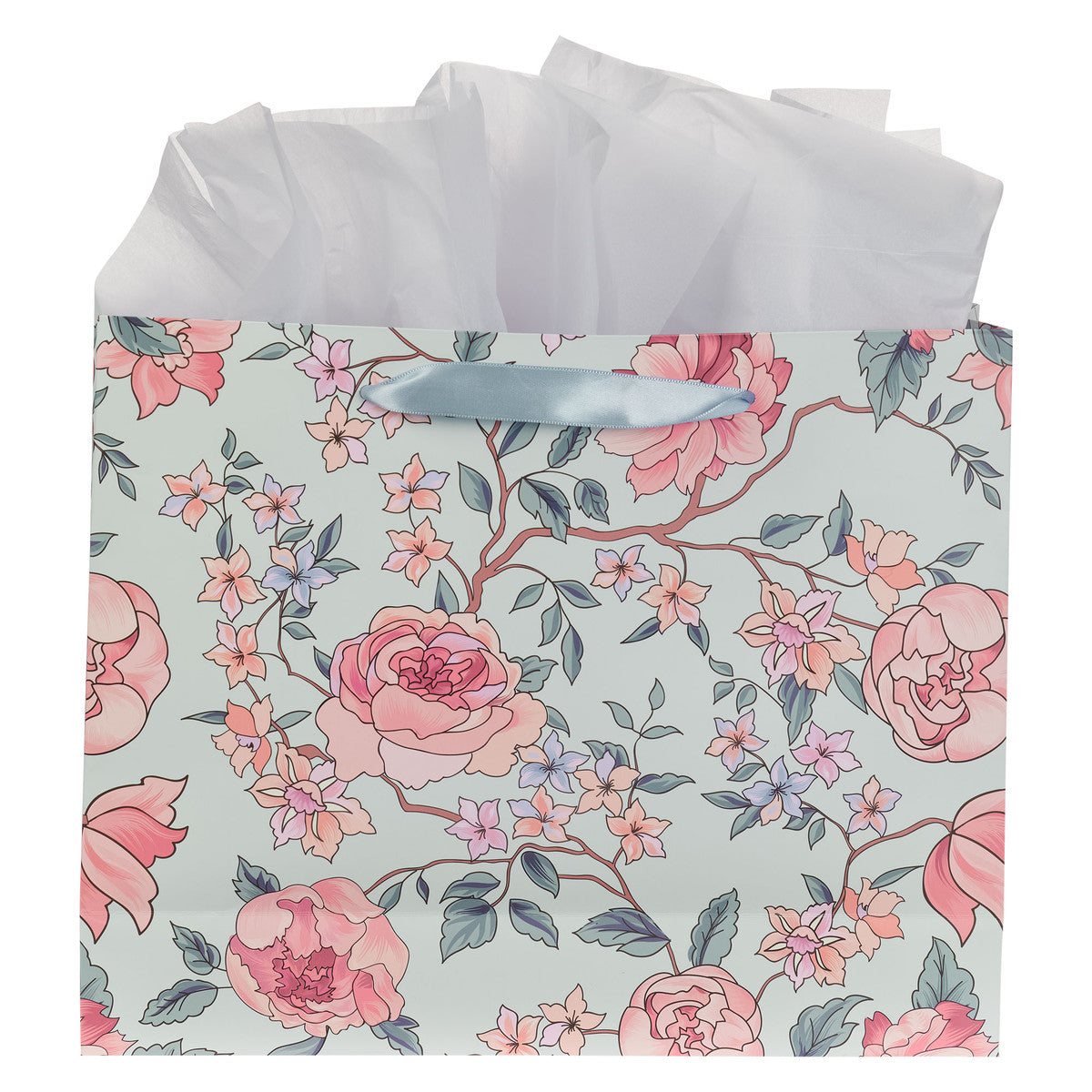 Gift Bag Large Landscape: She is More Precious Than Rubies Card Says "I Love You Mum" (Precious Rubies Collection) (Proverbs 3:15)
