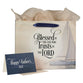 Gift Bag Large Landscape: Blessed is the One Who Trusts in the Lord, Sailboat, Card Says Happy Father's Day