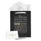 Gift Bag Large Portrait: Bless You and Keep You, Black/Gold (Numbers 6: 24-26)