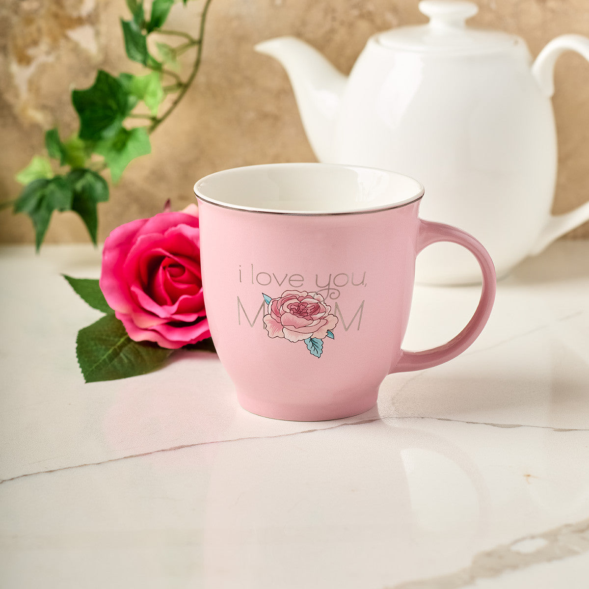 Ceramic Mug: I Love You Mum (Precious Rubies Collection) (414ml)